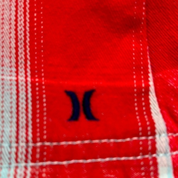 Hurley Women’s Colorful Plaid Double Breasted/Zipper Jacket with Hoodie. Size L - Picture 14 of 16